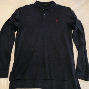 Ralph Lauren Polo Long Sleeve Navy Shirt